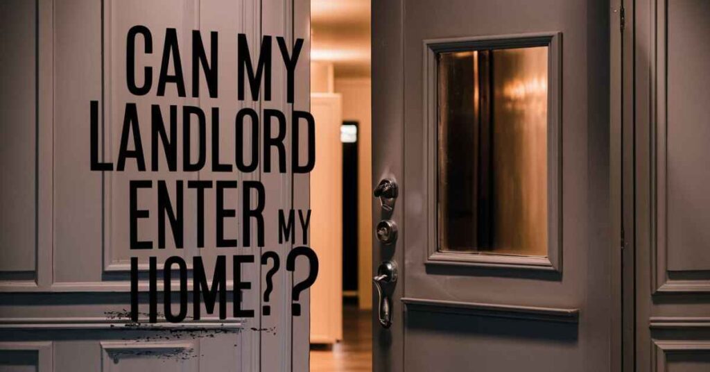 Can My Landlord Enter My Home 